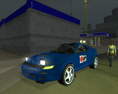 Toyota Celica GT4 blue+orange